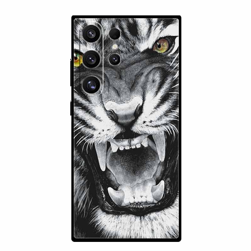 Phone Case For Samsung S26 S25 S24 Pro Cover S23 FE S22 Plus Ultra Animals Patterns Bumper Protector Galaxy S 26 24 23 25 Edge
