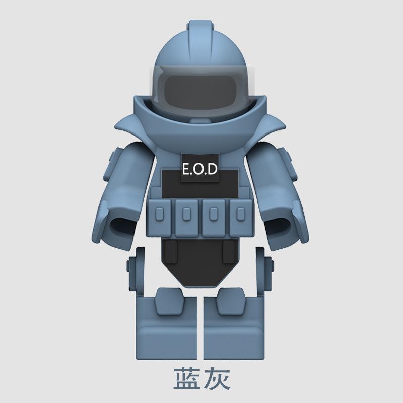 World War Ii Building Block Doll Military Toy Accessories Parachute Weapon Piece Equipment