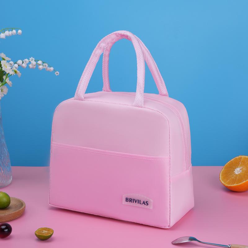 Large Capacity Insulated Lunch Tote - Durable Aluminum Foil Bento Bag for Office Workers