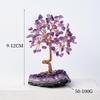 Amethyst Cluster Gemstone Tree Ornament – Crystal Home Decor Craft