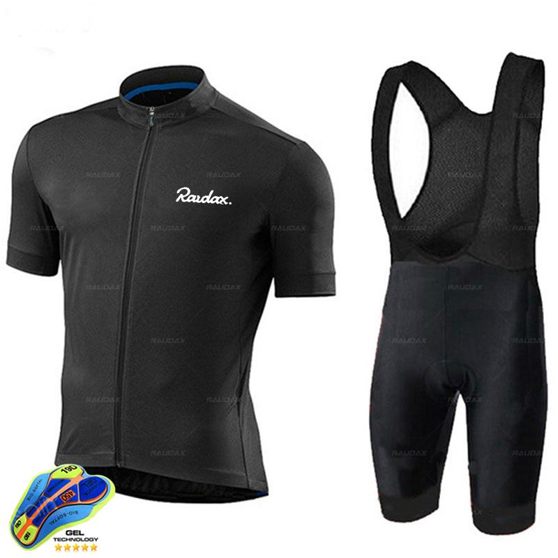 Raudax Велосипедная одежда 2025 Красный цвет Ropa Ciclismo Hombre Велосипедная майка с коротким рукавом Комплект Униформа для горного велосипеда Maillot Ciclismo