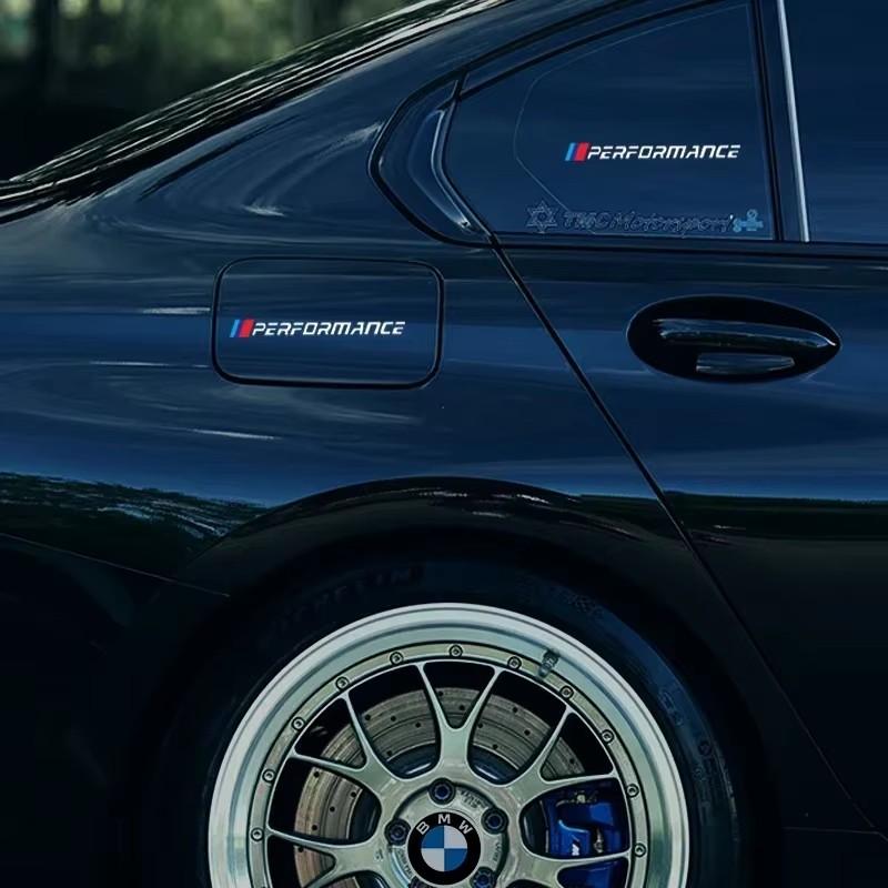 QXFA9 For BMW Car Styling PVC Logo Side Body Fender Windshield Trunk Bumper Sticker F34 F32 E36 E53 E60 E90 E91 X6 X5 X3 G30 G11 X1 M4