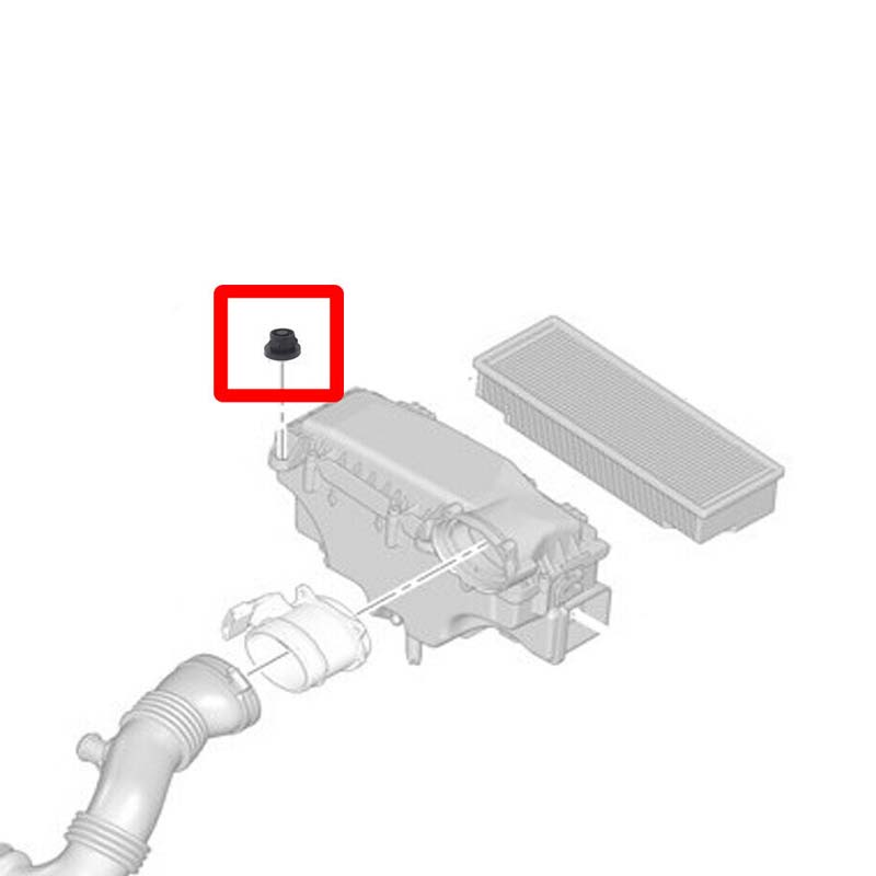 Автомобильный воздушный фильтр, резиновая втулка для Citroen C2 C3 C4 C5 Jumpy Berlingo Xsara Picasso Peugeot 1007 206 207 307 308 3008 407 508