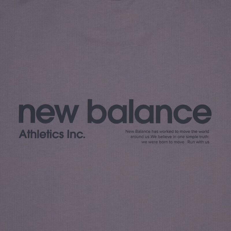 New Balance Мужская футболка SS24 Угольно-серая AMT42335-CAS
