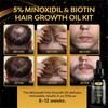 5% Minoxidil Hair Growth  For Men And Women - Infused With Biotin, Niacinamide And Panthenol