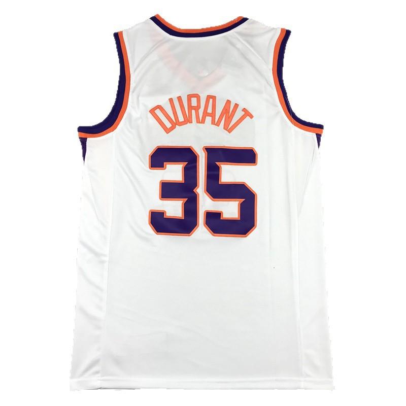 Phoenix Suns 35 Kevin Durant Basketball Jersey Embroidered Sportswear Men