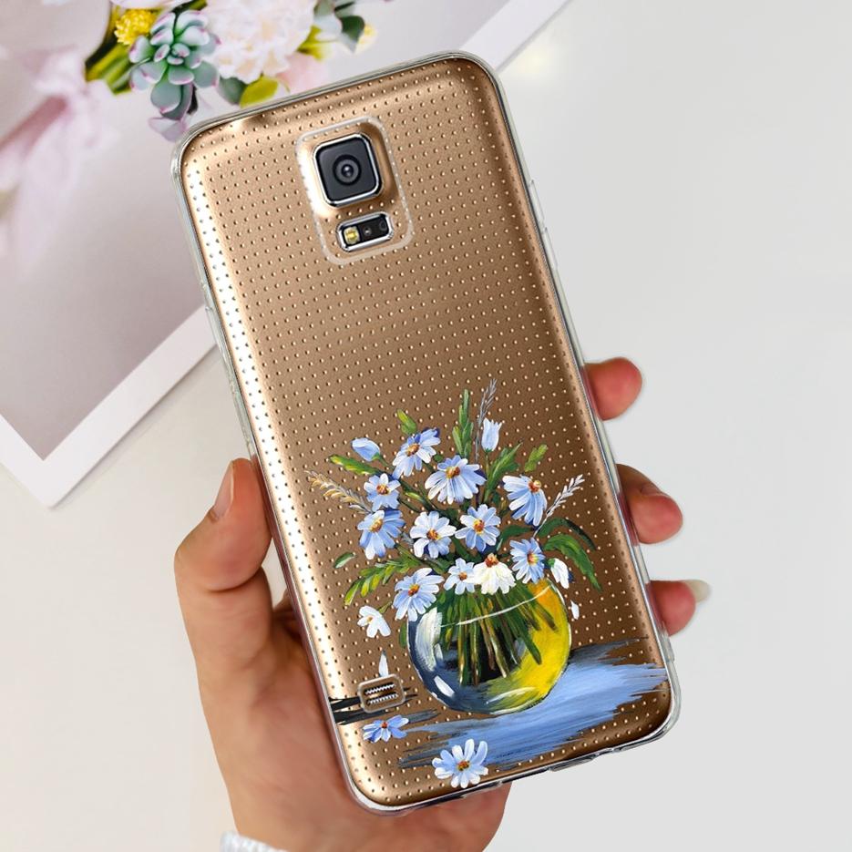 Чехол для Samsung Galaxy S5 SM-G900F G900I G900M Стильный painted Cover Мягкий силиконовый чехол для телефона Для Samsung S5 S 5 GalaxyS5 Shell