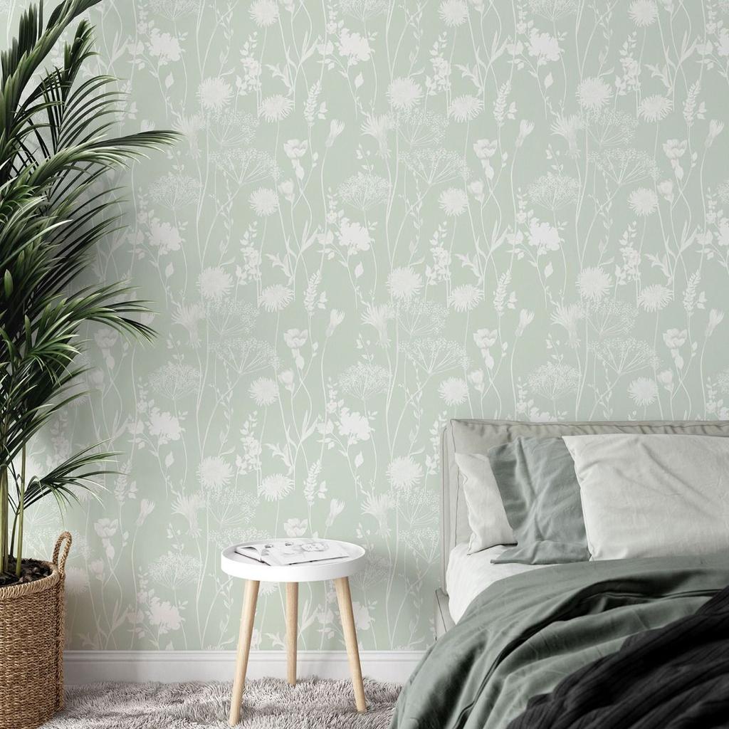 Muriva Catherine Lansfield Meadowsweet Floral Wallpaper