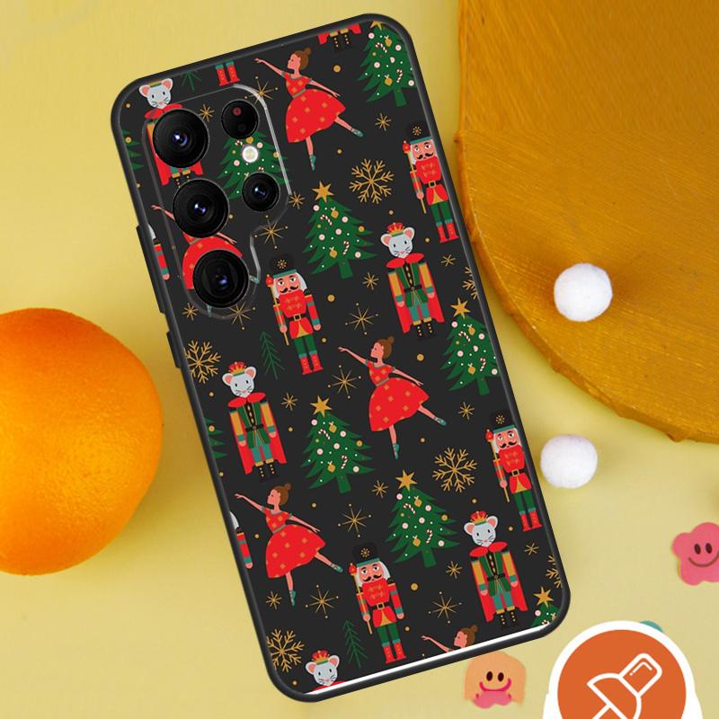 Nutcracker Phone Case For Samsung Galaxy S25 Ultra S24 S23 S22 S21 Ultra S9 S10 Plus S20 FE Funda Cover