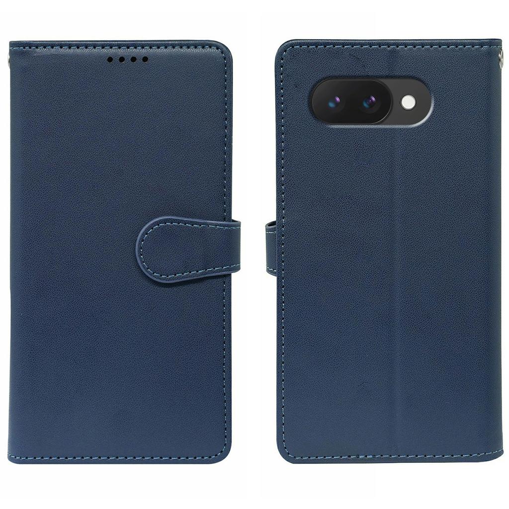 For Google Pixel 9a Case with 9 Card Slots PU Leather Stand Phone Cover