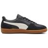 Puma Кожаные унисекс кроссовки Puma Palermo Черный Серо-пепельный Резиновая подошва Низкие Повседневные 396464-03