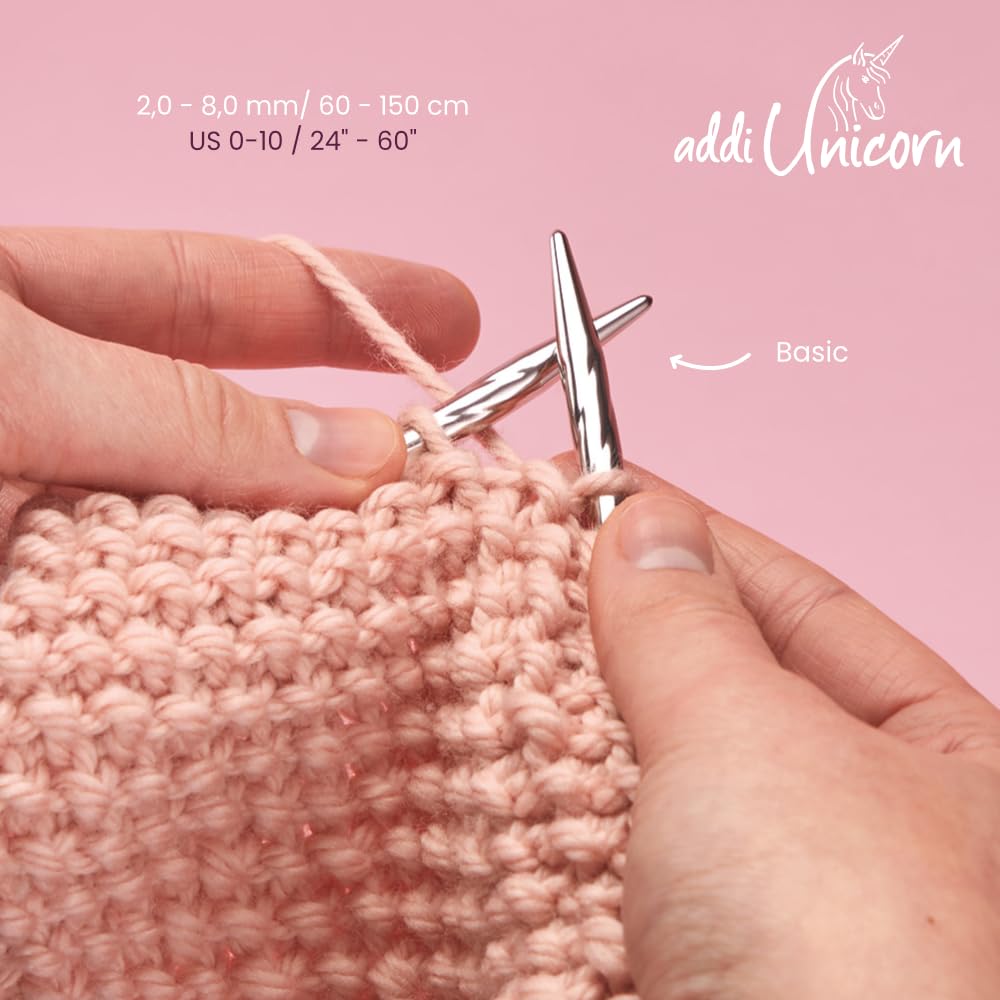 Addi Unicorn Ультралегкие круговые спицы 1 спица Спица, 80см, 2,00мм -