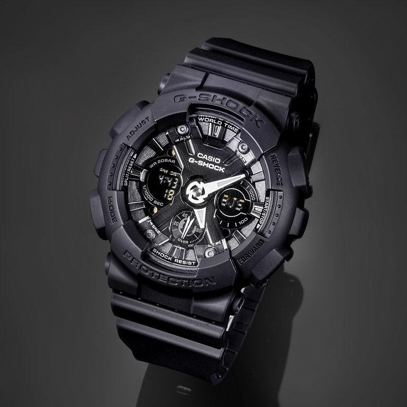 Casio Женские часы G-SHOCK Черные GMA-S120MF-1A GMA-S120MF-1A