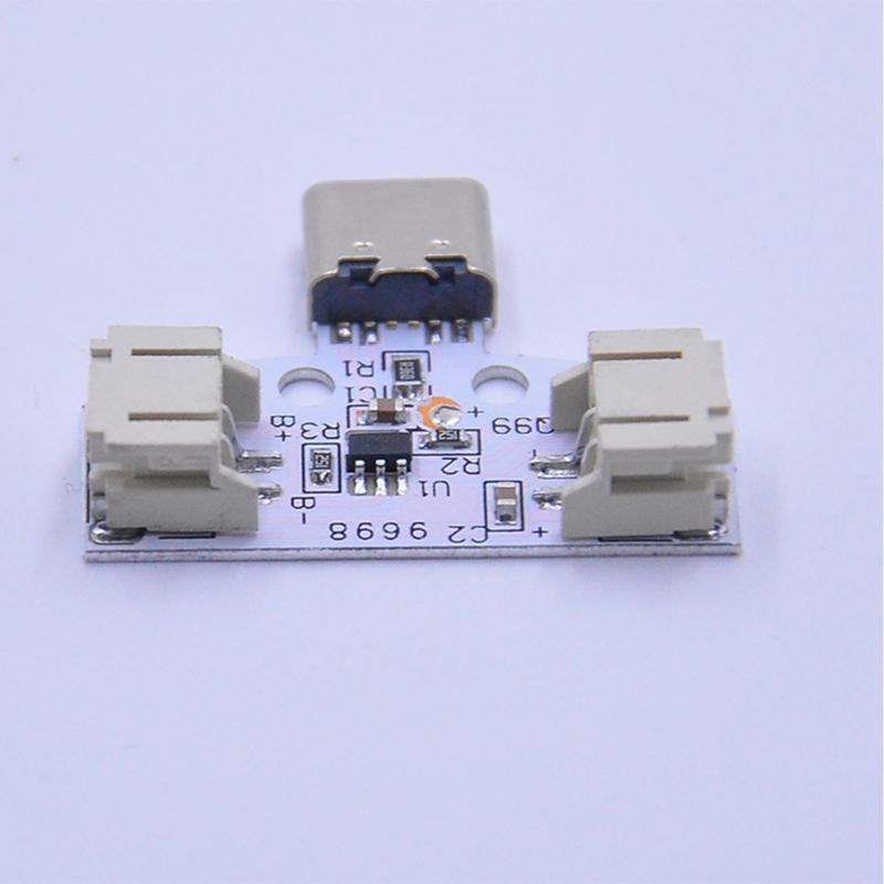 3.7V Li Battery Charging Board Featuring Reversible Type C Port And Overcharge Protections Technology