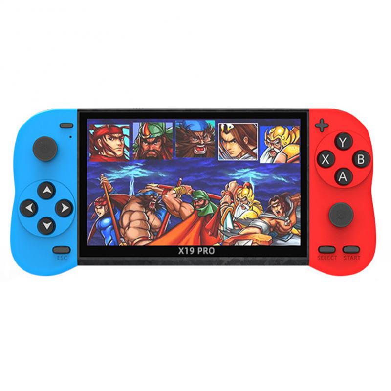X19 Pro игровая консоль 5 1-дюймовый портативный игровой плеер Ретро игровая консоль Портативная через ТВ-выход с портативным Mp3/фильмом Handh