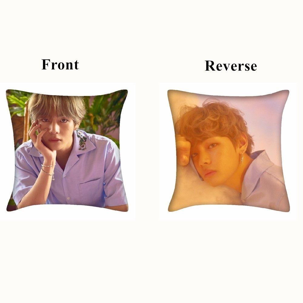 Bts Pillow Kpop Case Bangtan Boys Doublesided Love Yourself Pillow Cover