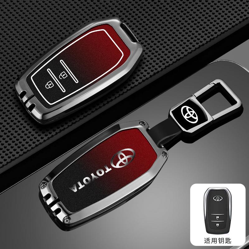Чехол-оболочка для корпуса автомобильного ключа для Toyota CHR Hilux Fortuner Land Cruiser 200 Camry Corolla Crown RAV4 Highland Аксессуары Брелок