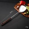 304 Stainless Steel Cooking Utensil Set Vintage Wooden Handle Kitchen Tools