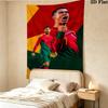 Cr7 Wall Tapestry Aesthetic Wall Hanging Printed Fabric Blanket Decorative Tapestries For Bedroom Living Room Home Decor