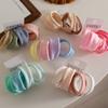 4 шт./компл. бесшовные резинки для волос из полотенец, эластичные резинки для волос, простые резинки для волос, набор для девочек