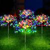 LED Solar Floor Mounted Fireworks Lights, Fairy DIY Light Bundles, Garden Lawn Decorations, Wedding Parties, and Christmas Day Landscape Lighting