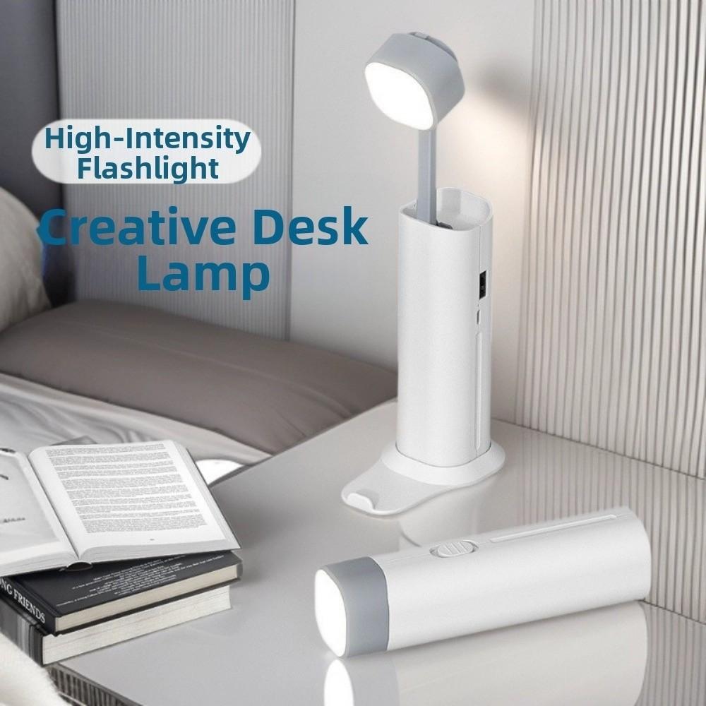 with Flashlight Foldable Desk Lamp Eye Protection LED Night Light Reading Table Lamp Home Office
