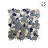 30x30 см Цветная Керамическая Мозаика из Гальки Плитка для Бассейна с Горячими Источниками, Плитка для Рыбьего Пруда, Фрагменты для Туалета, Нескользящий Лист Плитки, Декор для Пола и Стен, Сделай Сам