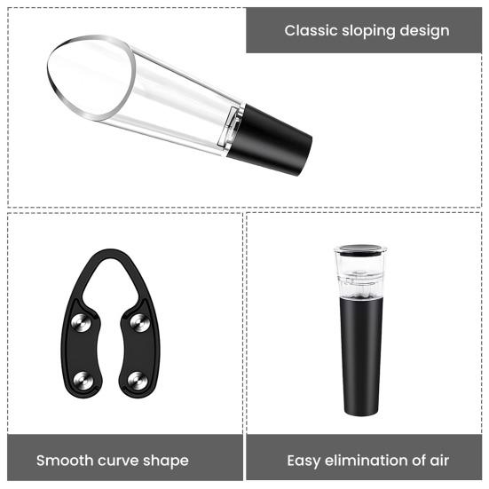 Пневматический автоматический штопор для бутылок с фольгорезкой, аэратором для вина и вакуумной пробкой, инструменты для дегустации вина