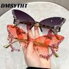 Non-polarized Butterfly Shaped Sunglasses Cat Eye Popular Women Men Shades Sun Glasses for Female Male Party Traveling  Sunglasses