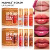 3Pcs/set Lip Plump Lip Gloss Hot Kiss Lip Glaze Mirror Liquid Lip Honey Long Lasting Lip Oil High Pigment Fine Flash Moisturizing Lipstick