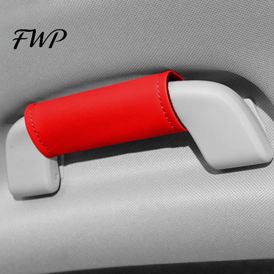 Universal Fit Car Handle Wrap Protective Cover for Roof Handles, Overhead Covers, Grab Most Models Interior Accessories Anti-scratch