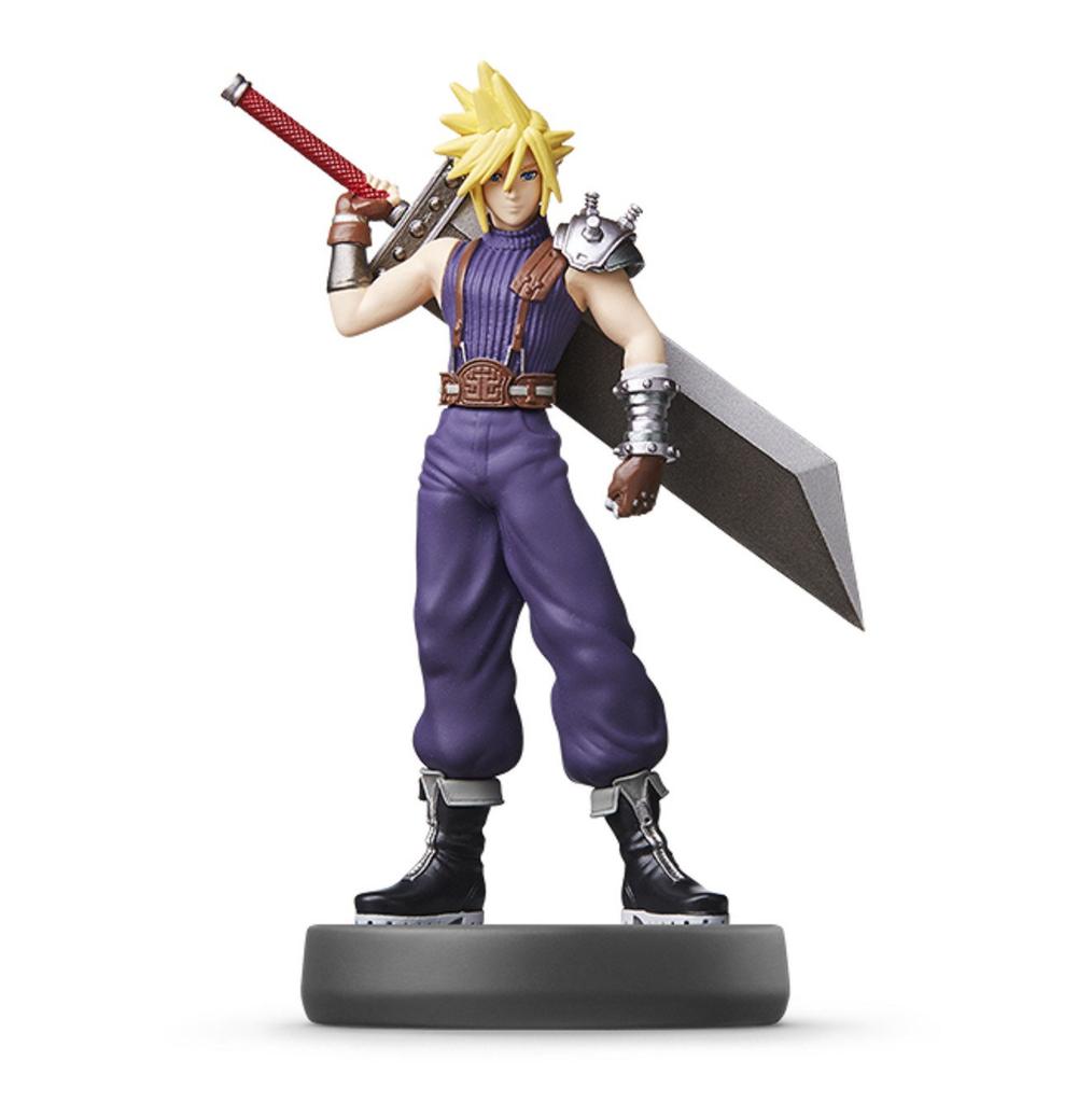 Nintendo amiibo - Cloud (Super Smash Bros. Series) NFC Figure for Nintendo Switch, PVC Collectible, New & Sealed