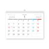 With Starts On January 2025 Business Wall Calendar A4 Size 216mm X 297mm Bonus, Monday, - (January 2026) [B]