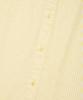 COVERNAT Drawing Stripe Half Shirt Yellow