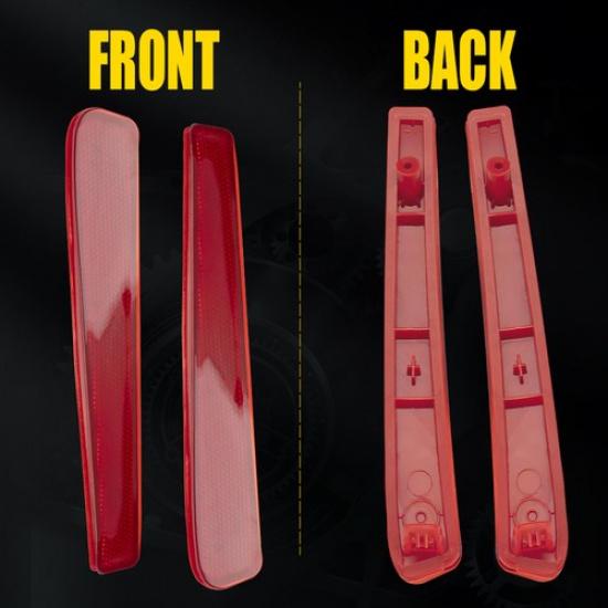 Rear Set Reflector Bumper Fit Toyota Corolla L,LE,SE Right & Left