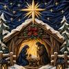 Christmas Activity for Families 3D Christian Fabric Poke Art Kit Adults, Faith Inspired Easy Poking Tool Set Craft Kit, DIY Wall Handmade Religious