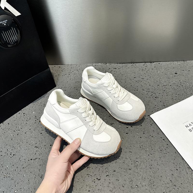 Platform Women's Spring and Autumn New Sports Style Casual Dad Shoes Lightweight Breathable Running Shoes