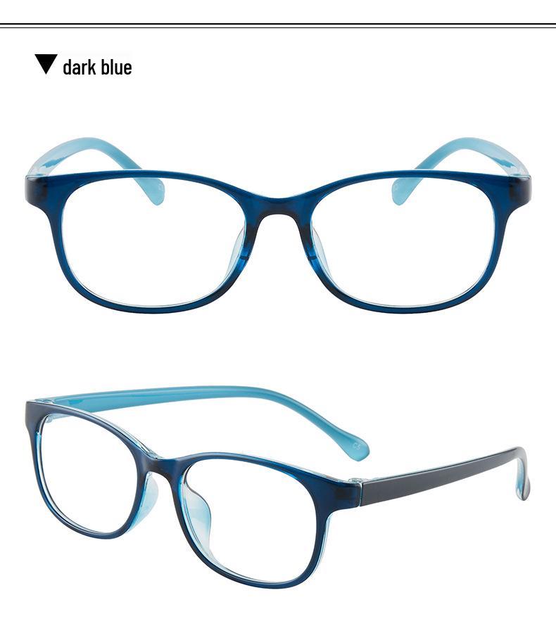 Корейская мода TR90 Сверхлегкая двухцветная оправа для очков для подростков и студентов