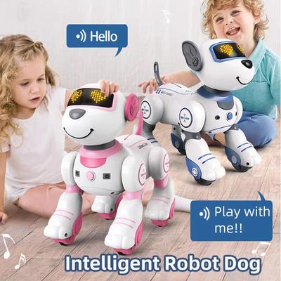 RC робот электронная собака робот собака трюковая ходячая танцевальная игрушка интеллектуальный сенсорный пульт дистанционного управления электрический питомец для детских игрушек
