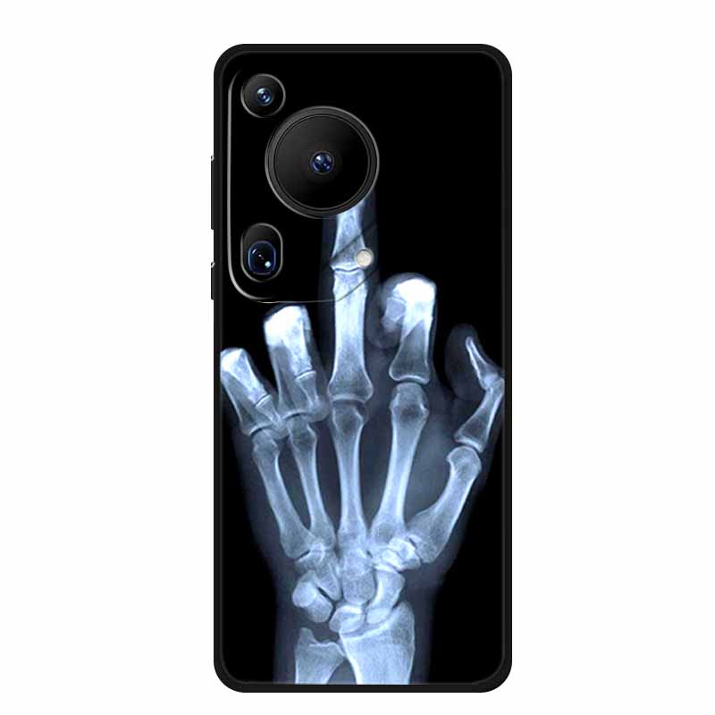 For Huawei Pura 70 Ultra Case 70Ultra Black Silicone Soft Back Cover Case For Huawei Pura 70 Ultra Phone Case Cover Pura70 Ultra