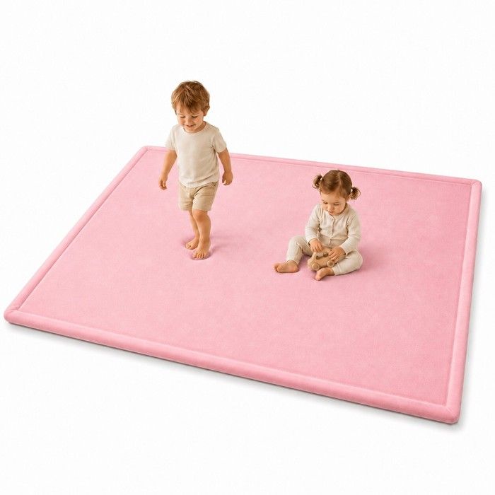 Tapis de jeu enfant - GINGER HOME - LOLLA - Mousse mémoire 3 cm - 150x200 cm - Antidérapant