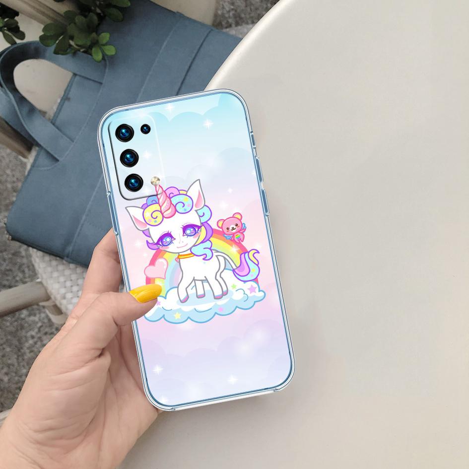 AQ25 Cartoon Unicorn Phone Case for Motorola Moto G10 G20 G30 G31 G32 G34 G35 G41 G42 G50 G51 G52 G55 G60 G60S G62 G71 G72 G75