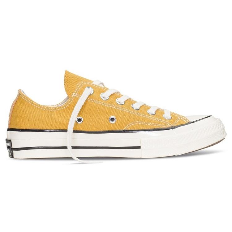 Converse Кеды Chuck Taylor All Star 1970-х Винтажные Низкие Холщовые Унисекс Желтые 151229c