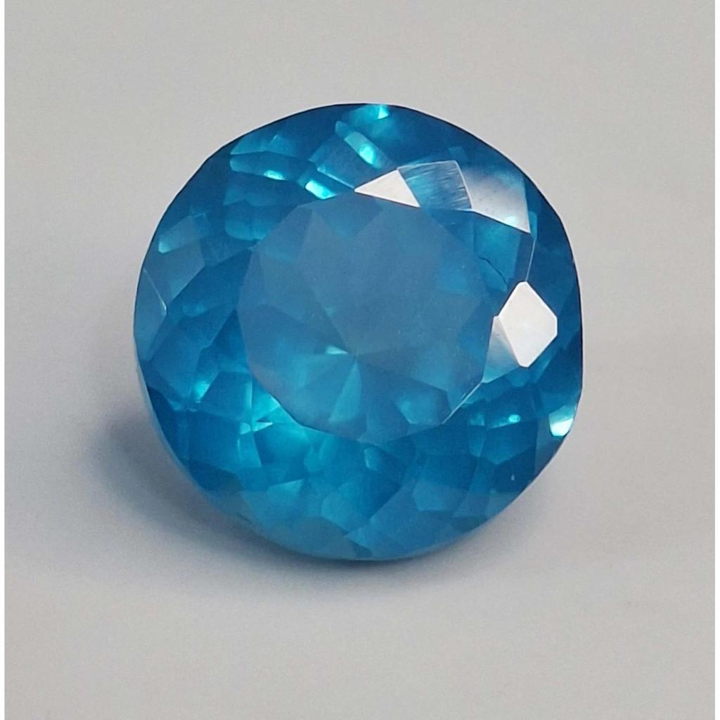 Fabulous Natural Paraiba Tourmaline 6-8 Ct Round Cut Certified Loose Gemstone