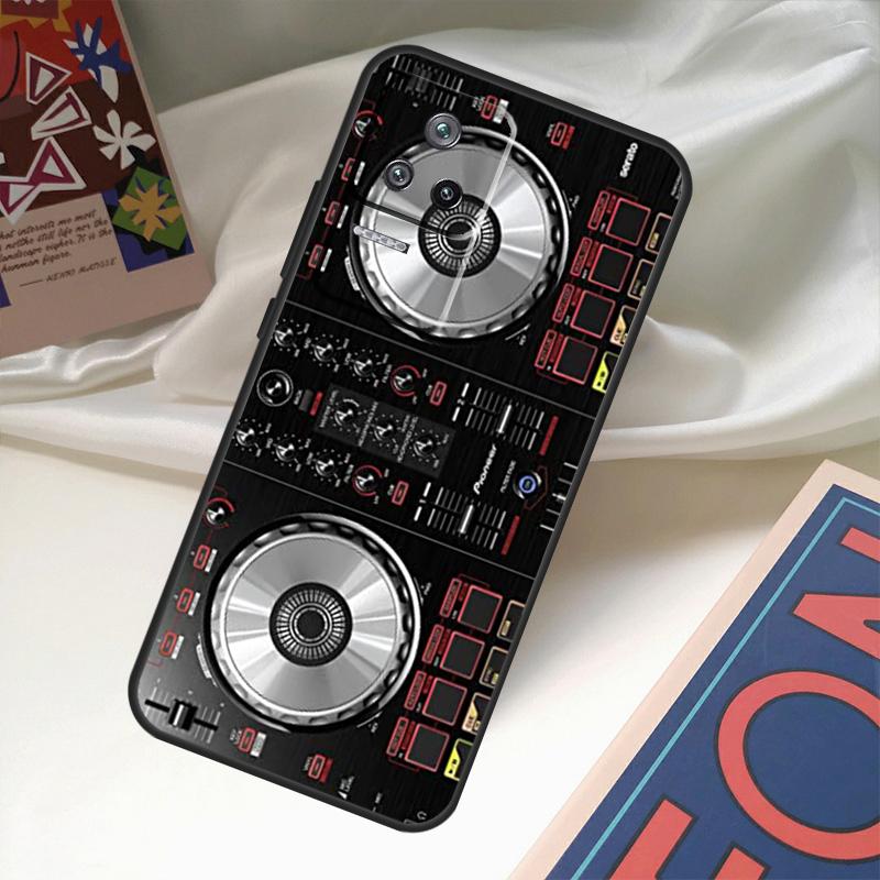 Music DJ Controller Mixer Case For POCO X6 Pro X3 X5 F3 F5 M5s M6 Pro Xiaomi 14 Ultra 11T 12T 13T Pro 12 13 Lite Cover