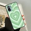 Эстетический чехол Sage Green Swirl для Xiaomi Redmi Note 11 Pro Note 10 Pro 7 8 9 Note 10S 9S Redmi 10 9 9A 9C 9T