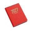 Высококачественная карманная книга-ежедневник A7 2027 с календарем, дневником, еженедельником, блокнотами для студентов