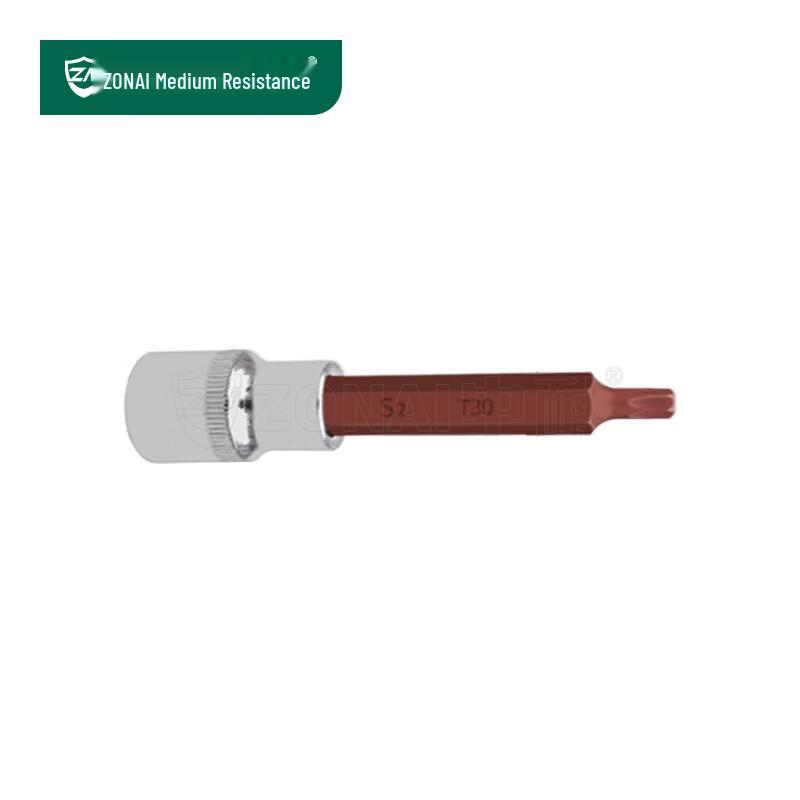 Zhongnai Головка-бита Torx T30, привод 1/2 дюйма, длина 100 мм