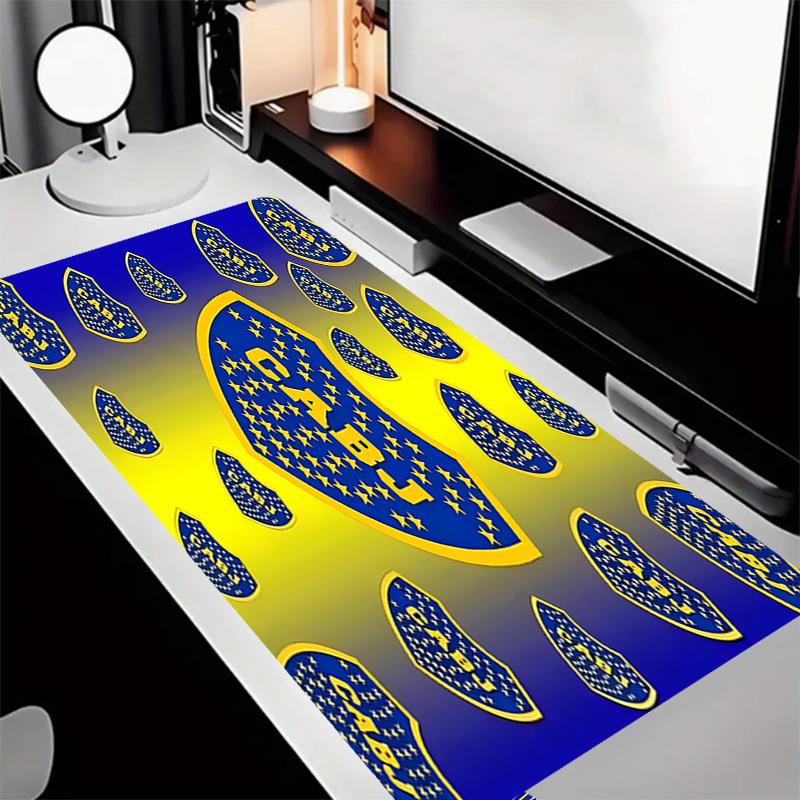 Club Atlético Boca Juniors Theme Premium Non-slip Mouse Pad with Stitched Edges,Durable Rubber Material,for Desktop & Gaming Great Gifts