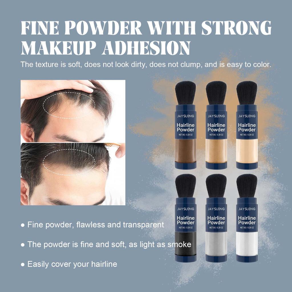 Пудра для волос Dense Hair Fiber Powder, густые волосы, пушистые, дополнительный цвет, заполняющий линию роста волос, освежающий, контролирующий жирность